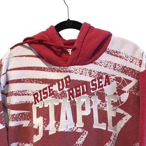 Staple NFL Arizona Cardinals Rise Up Red Sea Hoodie Sweatshirt Mens Large